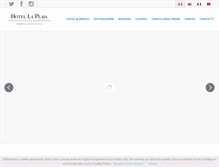 Tablet Screenshot of hotellaplayaacciaroli.it